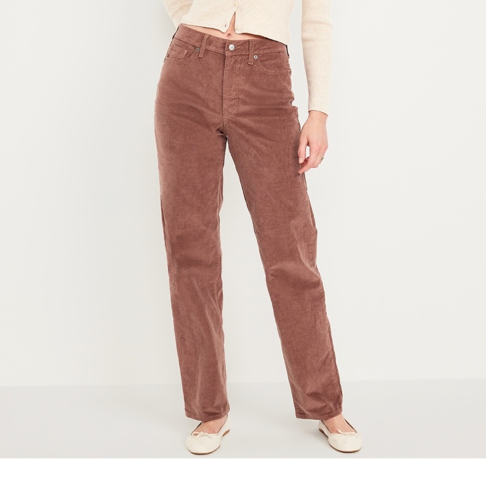 Old Navy Women's Tan Straight Leg Jeans